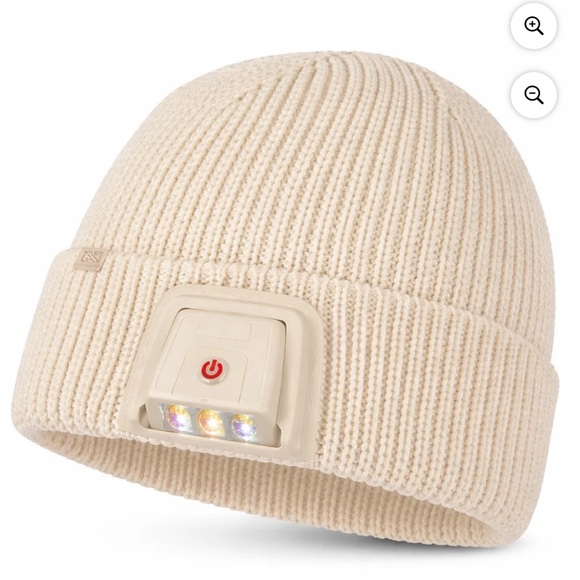Mobile Warming Accessories - Mobile Warming Heated Beanie with LED Light